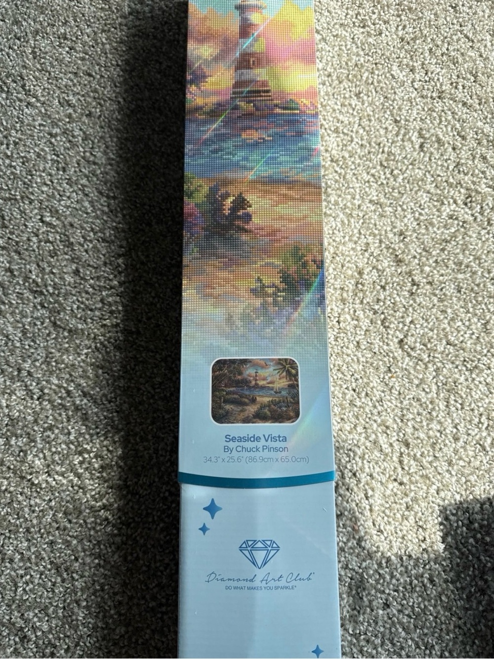 Seaside Vista Diamond Art Kit by Diamond Art Club
